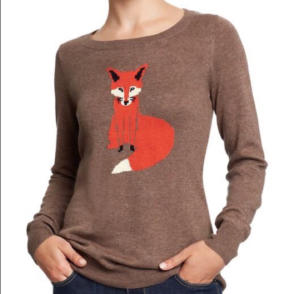 Brown & Orange Fox Sweater Old Navy small S